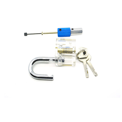 Buy Transparent Diamond Practice Padlock Pick Lock Kit Combination Of Equipment online manufacture