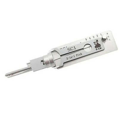 Buy Stainless Steel Lock Pick Set Original Lishi 2 In 1 Pick Schlage Sc1 Lock Pick online manufacture