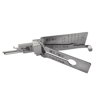 Buy Lishi 2in1 Tool HU66 SC1 SC4 KW1 R52 KW5 AM5 M1/MS2 B111 TE2 Lock Pick Decoder online manufacture