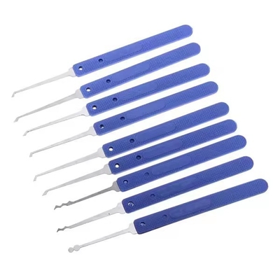 Buy Blue Klom lock picks 18 Pieces Stainless Steel Lock Pick Set steel Lock Opener Locksmith Supplies picks online manufacture