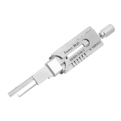 Buy Iseo R6 SS304 Civilian Lishi 2in1 Lock Picking Tools Car Locksmith Tools Set Electric Bump Key online manufacture