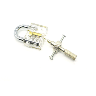 Buy Transparent Diamond Practice Padlock Metal Acrylic Practice Lock Pick Set For Beginners To Practice online manufacture