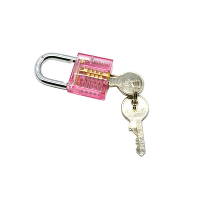 Buy Mini-version Transparent Pink Practice Lock Locksmith Tools online manufacture