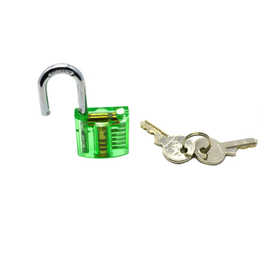 Buy Transparent Lock Mini version Green Practice Lock for Locksmith Tools online manufacture