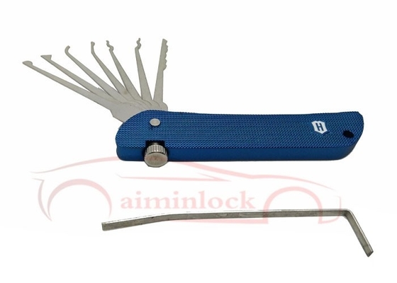 Buy Foldable 7 In 1 Lock Picking Set Locksmith Tools Haoshi Fold Locksmith Tools (Blue） online manufacture