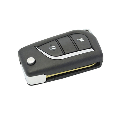 Car Keyless Entry Key Shell 2-Button Folding Remote Toyota Camry Key Shell Replacement