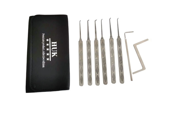 Locksmith Tools 6pcs of Convenient Single Hook Stainless Steel Lock Pick Kit 